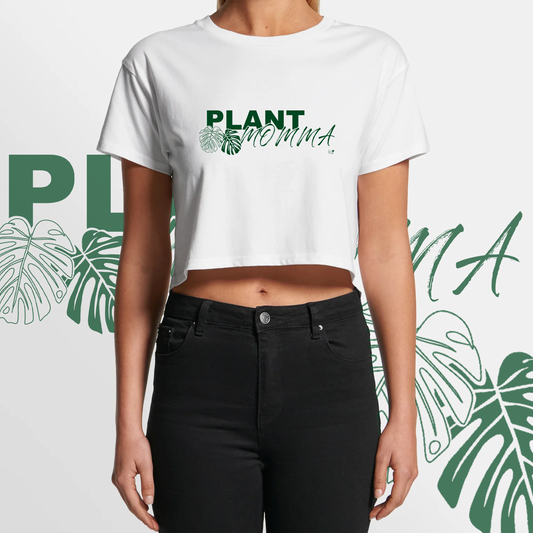 'Plant Momma' Crop Tee