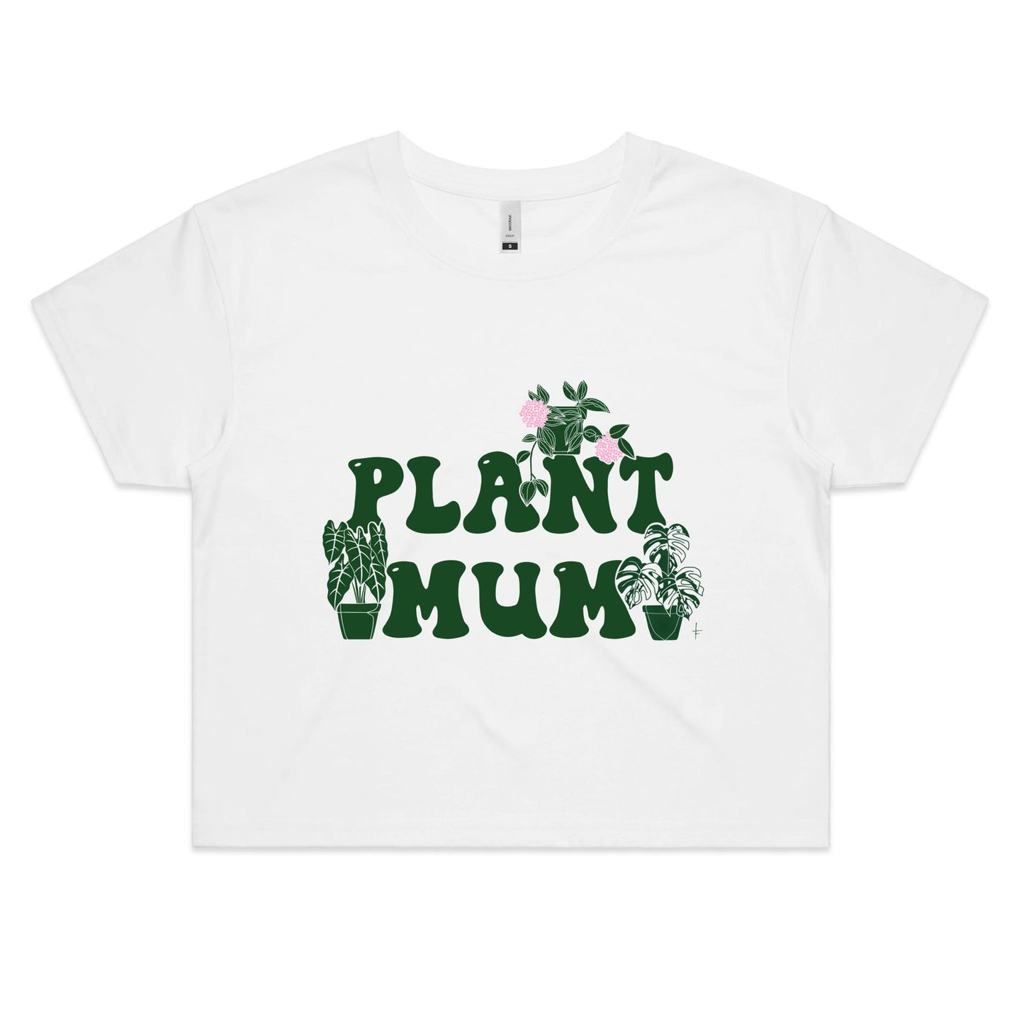 Plant Mum Women's Crop Tee