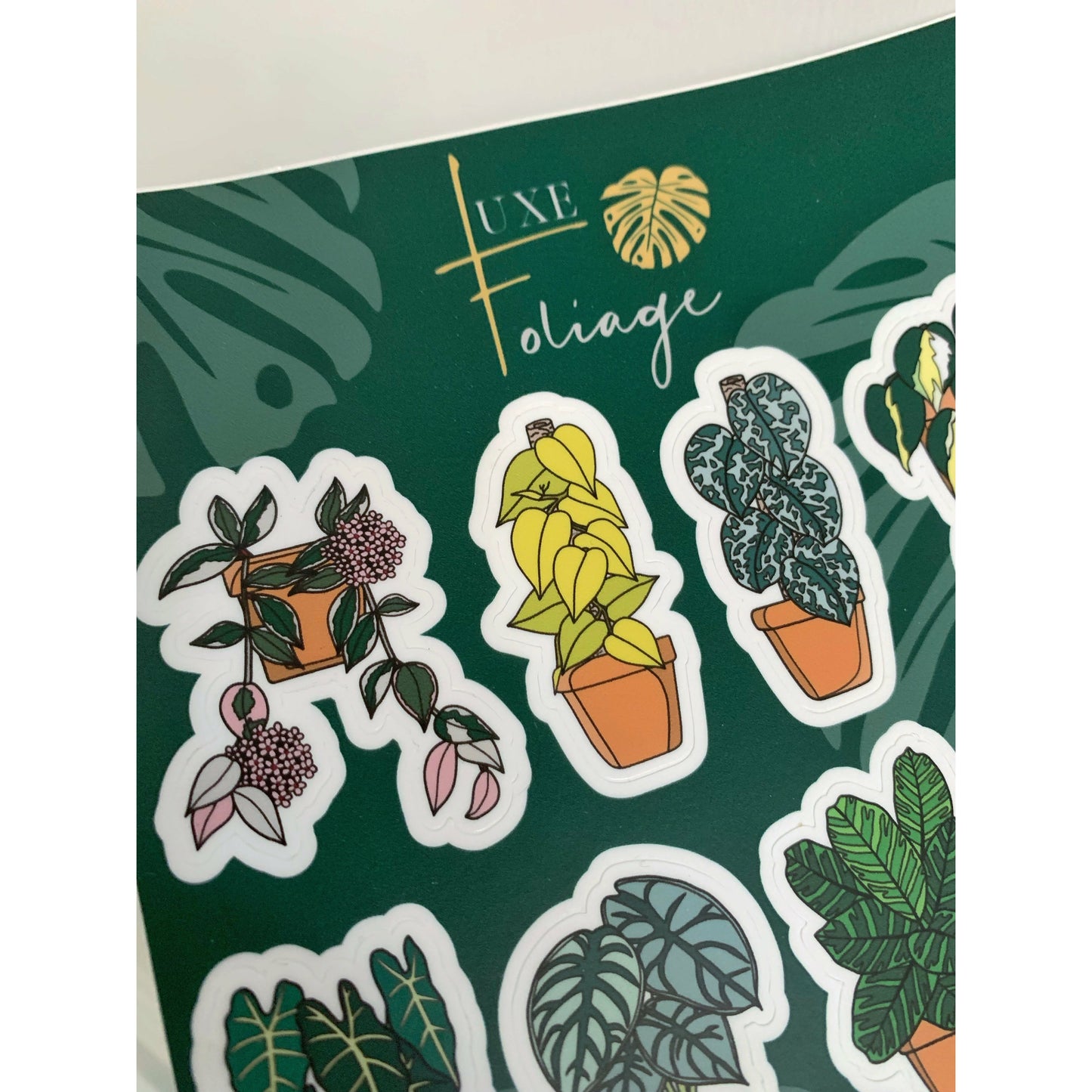 Luxe Foliage Plant Sticker Sheet