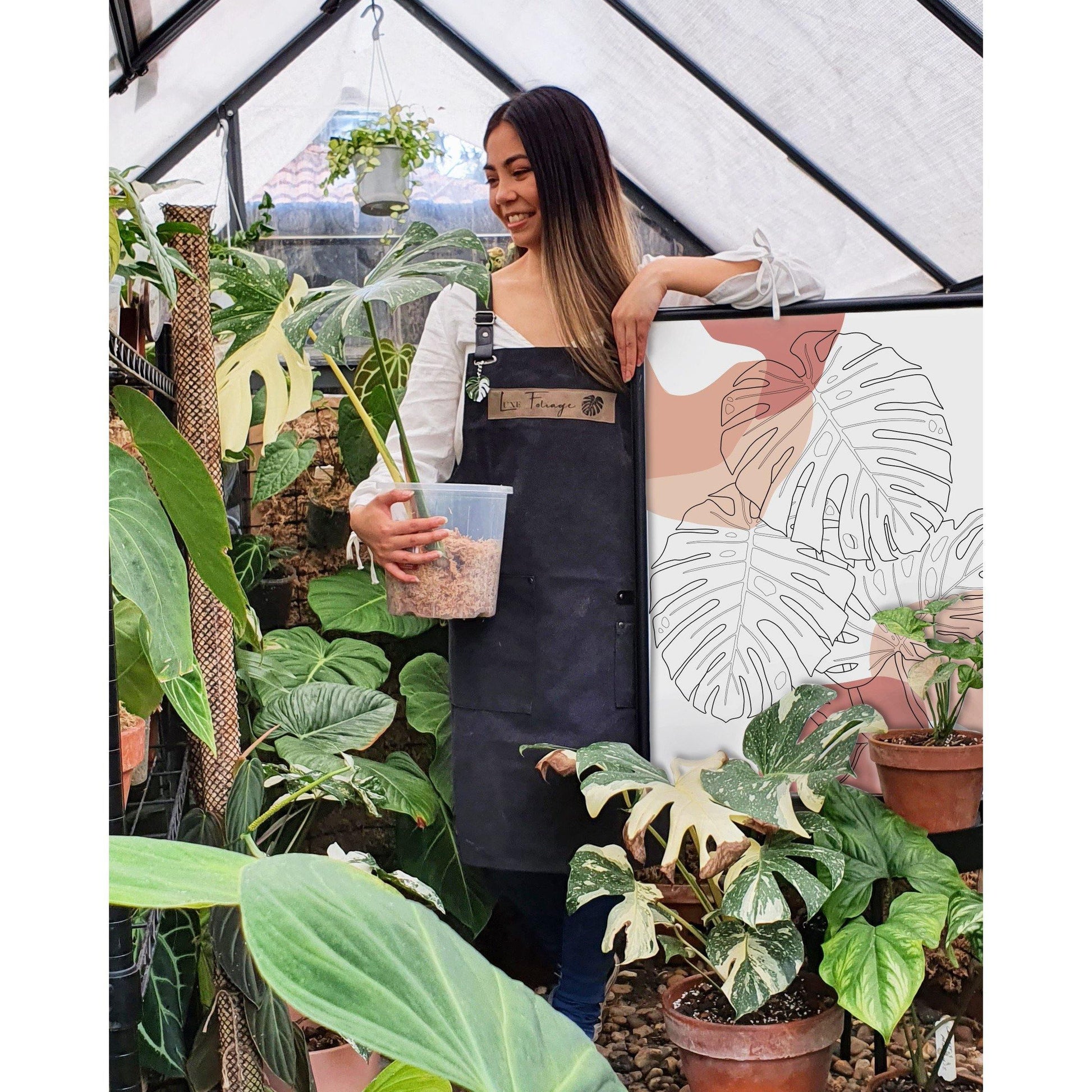 Limited Edition Gardening Apron - Luxe Foliage